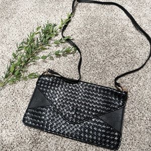 Laila Rowe Black Satchel Purse